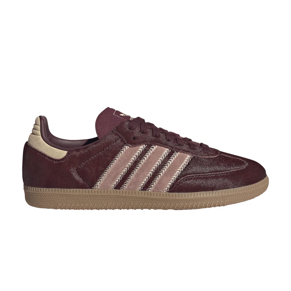 Adidas Wmns Samba OG 'Pony Hair Pack - Maroon'