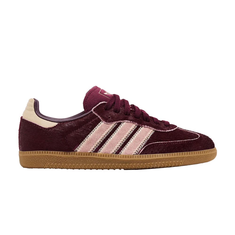 Adidas Wmns Samba OG 'Pony Hair Pack - Maroon'
