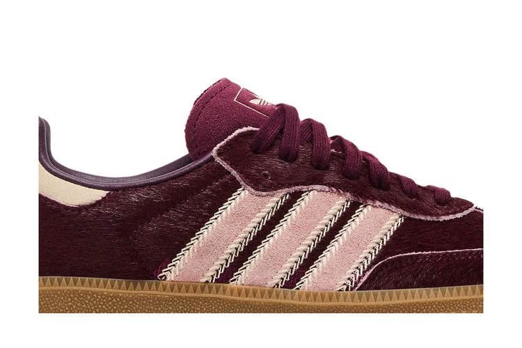 Adidas Wmns Samba OG 'Pony Hair Pack - Maroon'