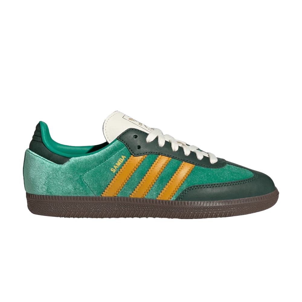 Adidas Wmns Samba OG 'Green Preloved Yellow Velvet'