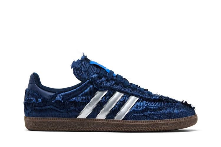 Caroline Hu x adidas Samba OG Satin Pack - Dark Blue