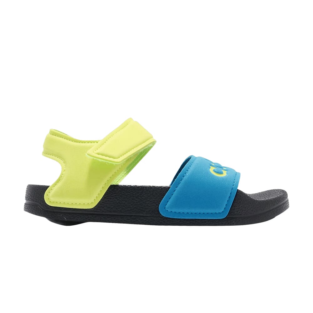 Adidas Adilette Sandal K Solar Yellow Blue
