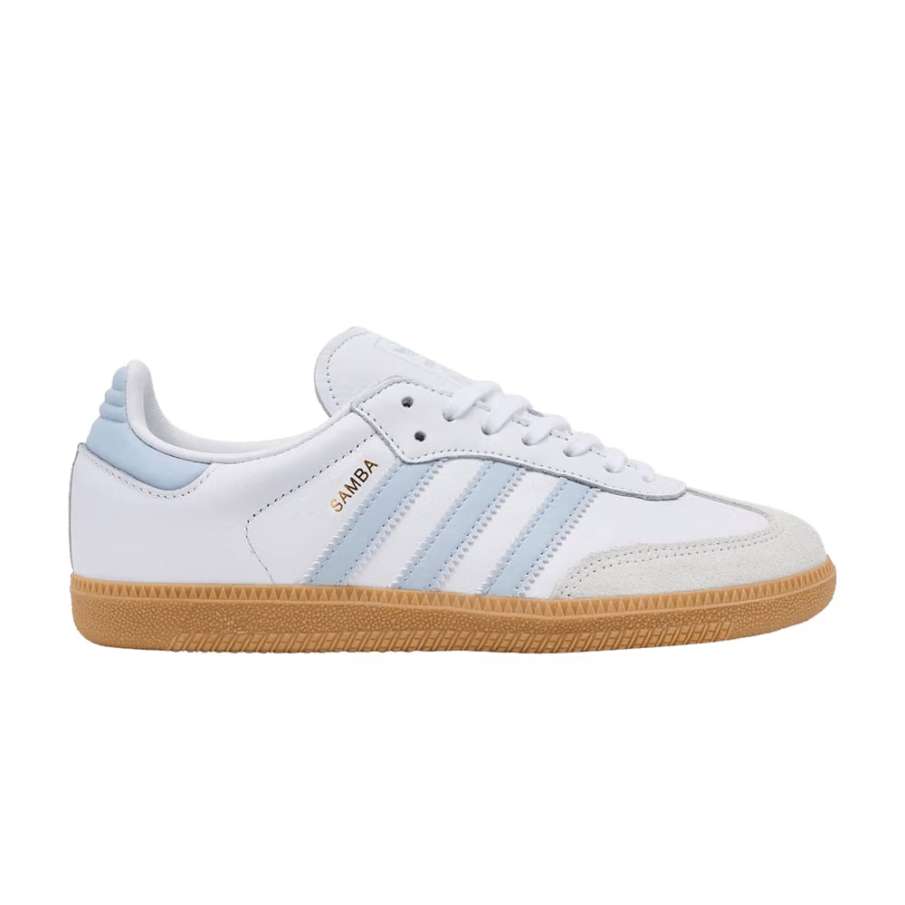 Adidas Samba OG J White Halo Blue Gum