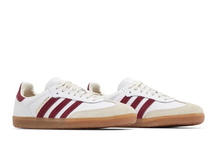 Sporty & Rich x adidas Samba OG White Core Burgundy
