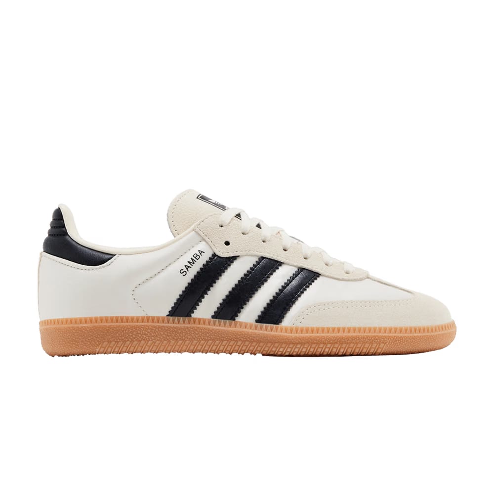 Adidas Samba OG J Cream Black Satin