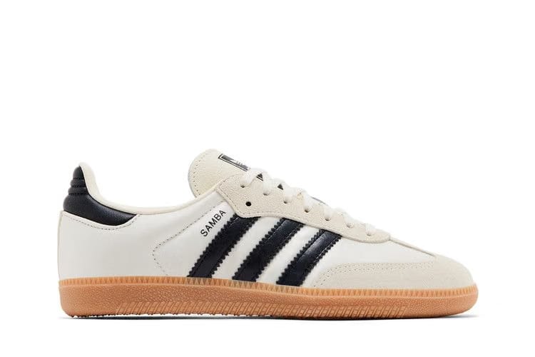 Adidas Samba OG J Cream Black Satin