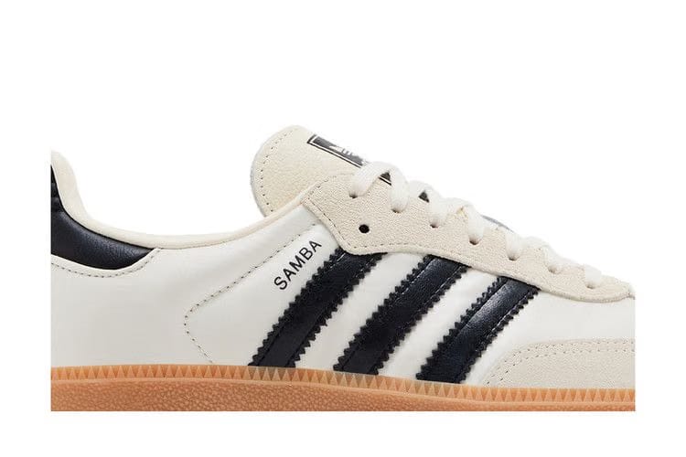 Adidas Samba OG J Cream Black Satin