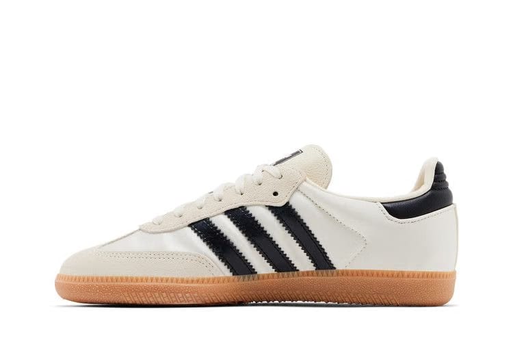 Adidas Samba OG J Cream Black Satin