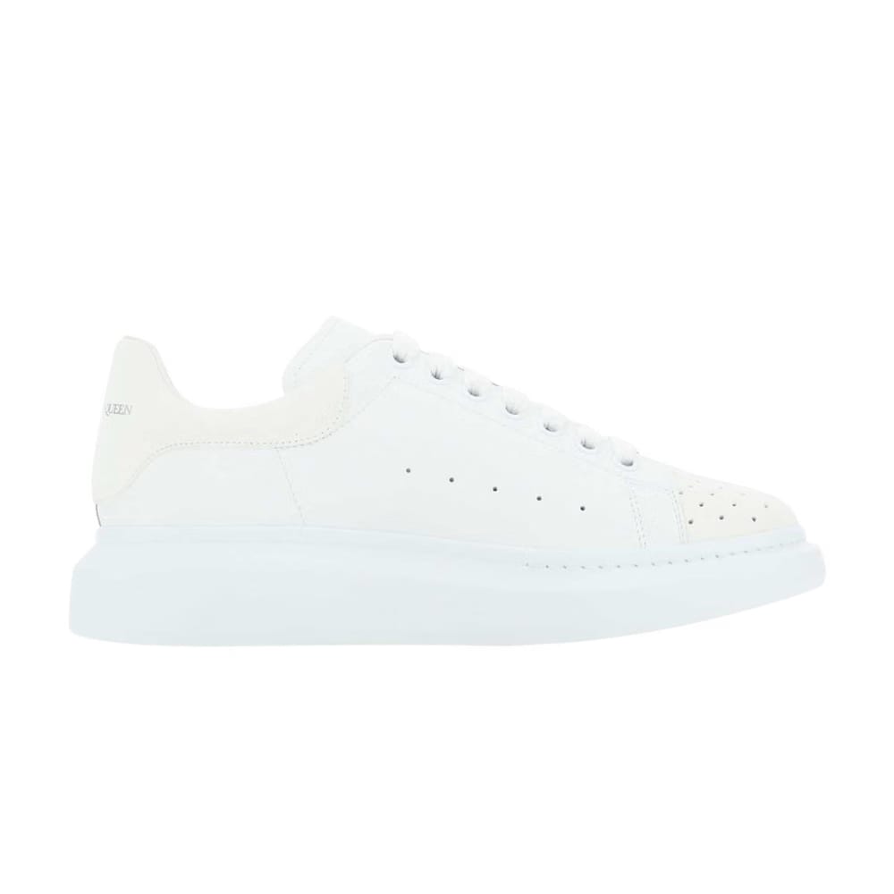 Alexander McQueen Oversized Sneaker White Perforated Toe