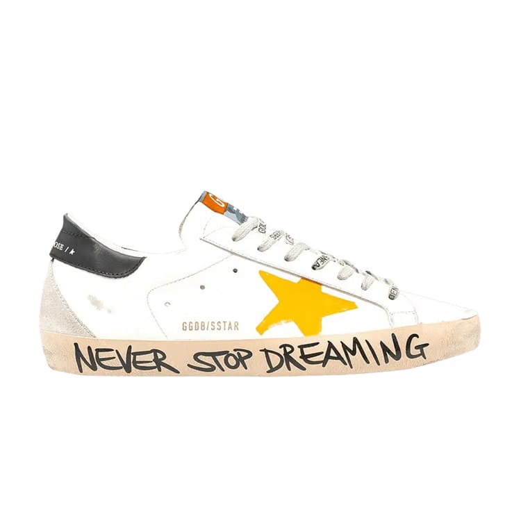Golden Goose Superstar Never Stop Dreaming - White Orange
