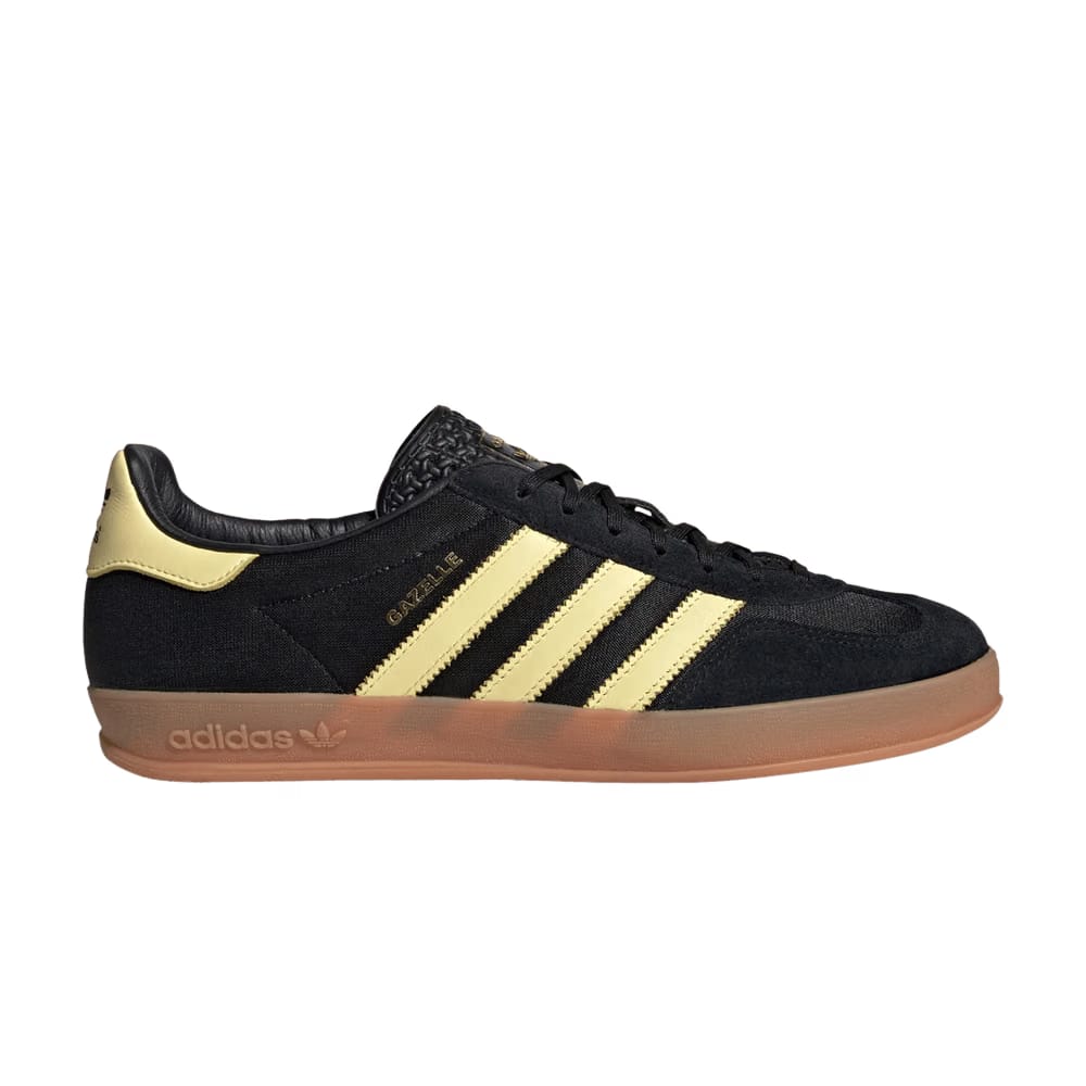 Adidas Gazelle Indoor Black Almost Yellow Gum