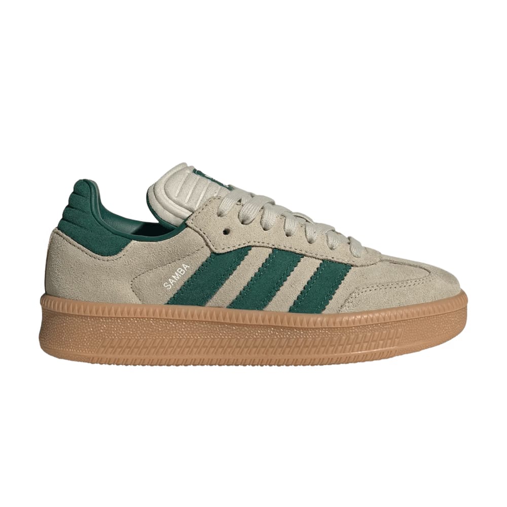 Adidas Samba XLG J Putty Grey Collegiate Green