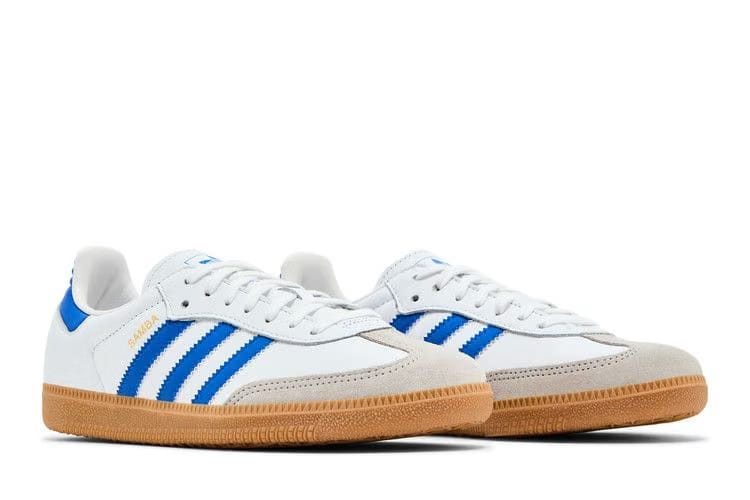 Adidas Samba OG J White Blue Gum
