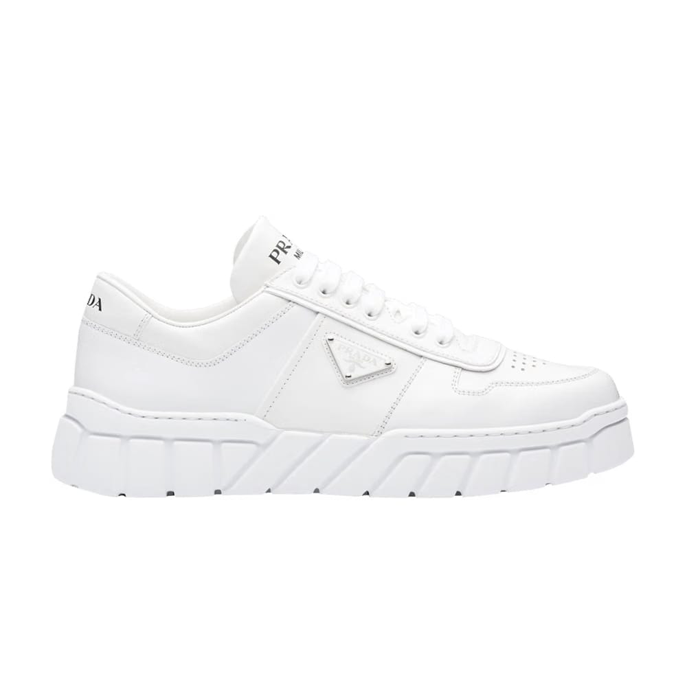 Prada Leather Sneakers White