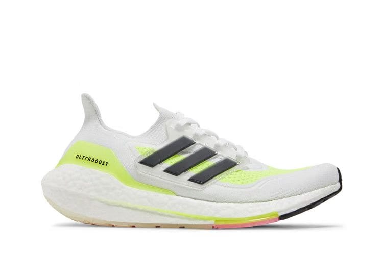 Adidas Wmns UltraBoost 21 'White Solar Yellow'