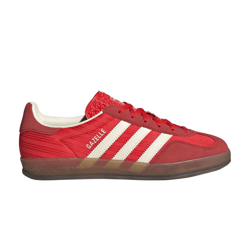 Adidas Wmns Gazelle Indoor 'Red Pinstripe Satin'