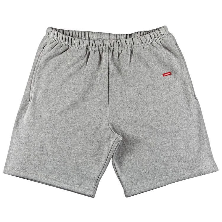 Supreme Small Box Sweatshort Heather Grey