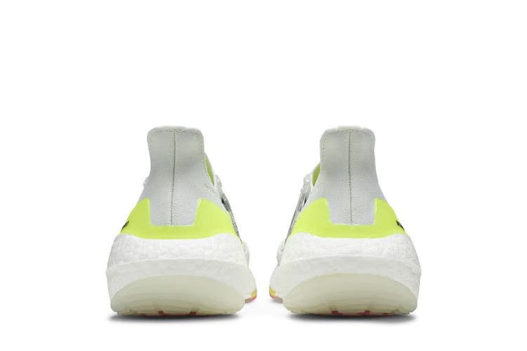 Adidas UltraBoost 21 White Solar Yellow