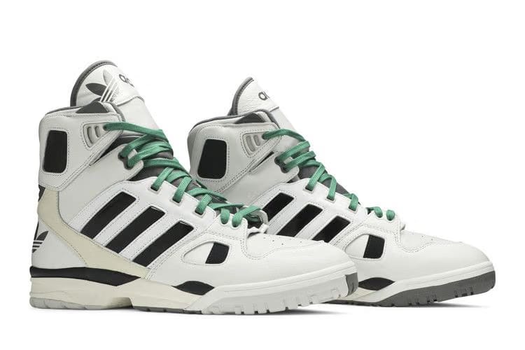 Kid Cudi x adidas Torsion Artillery High Crystal White Core Black