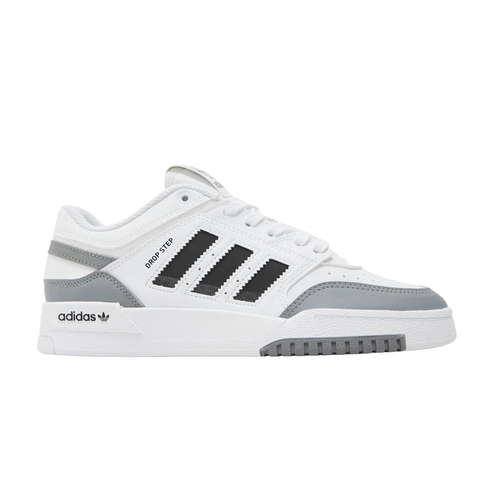 Adidas Drop Step Low J White Black Grey