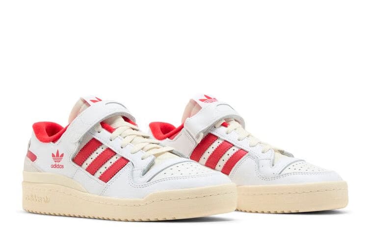 Adidas Forum 84 Low White Vivid Red