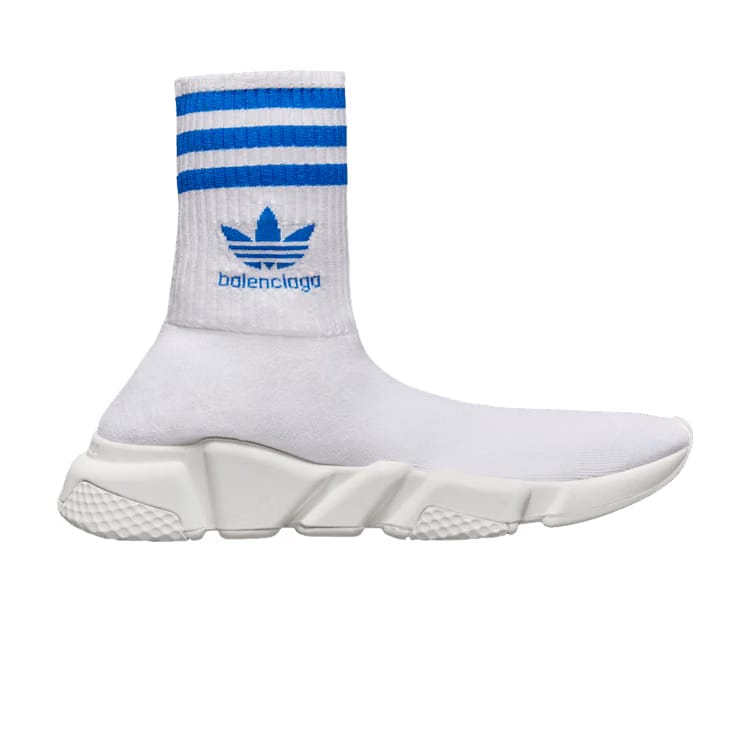 Balenciaga x Adidas Speed Sneaker White Blue
