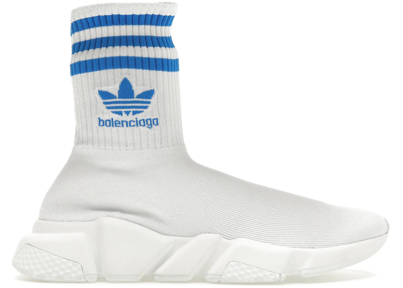 Balenciaga x Adidas Speed Sneaker White Blue