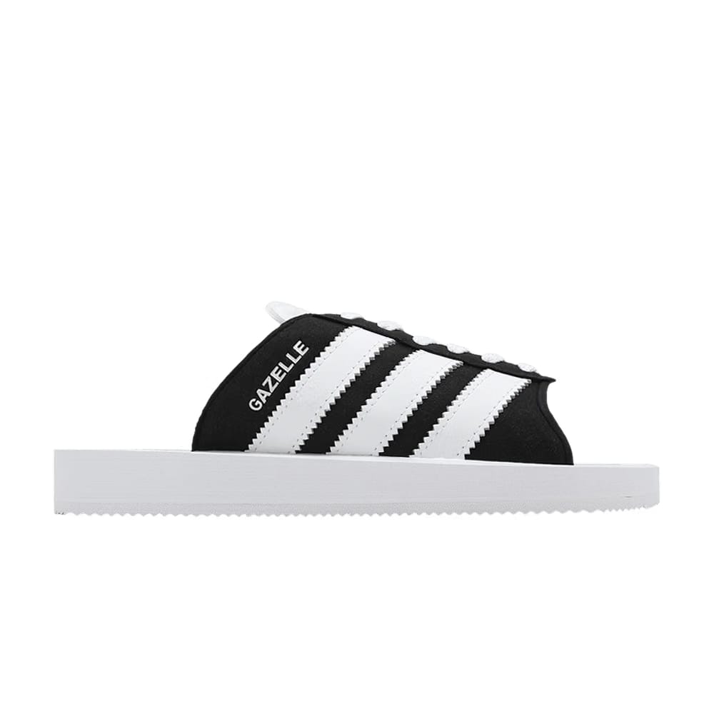 Adidas Wmns Gazelle Beach Slides 'Black White'