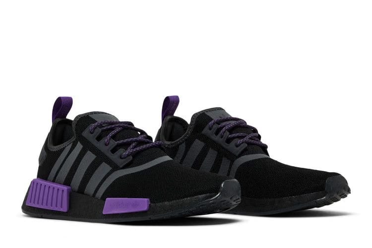 Adidas NMD_R1 J Black Grey Active Purple