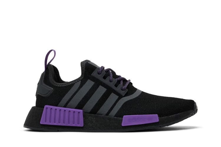 Adidas NMD_R1 J Black Grey Active Purple