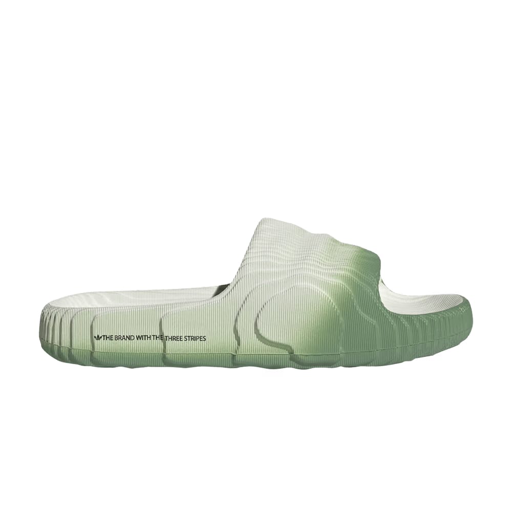 Adidas Adilette 22 Slide Ivory Preloved Green