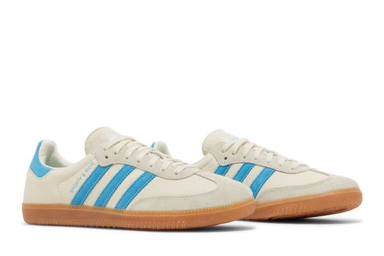 Sporty & Rich x adidas Samba OG Cream Blue