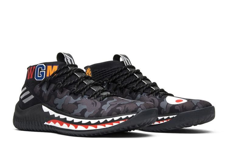 A Bathing Ape x adidas Dame 4 Black Camo