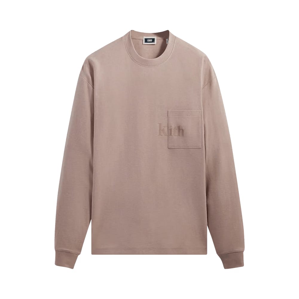 Kith Long-Sleeve Quinn T-Shirt Morganite