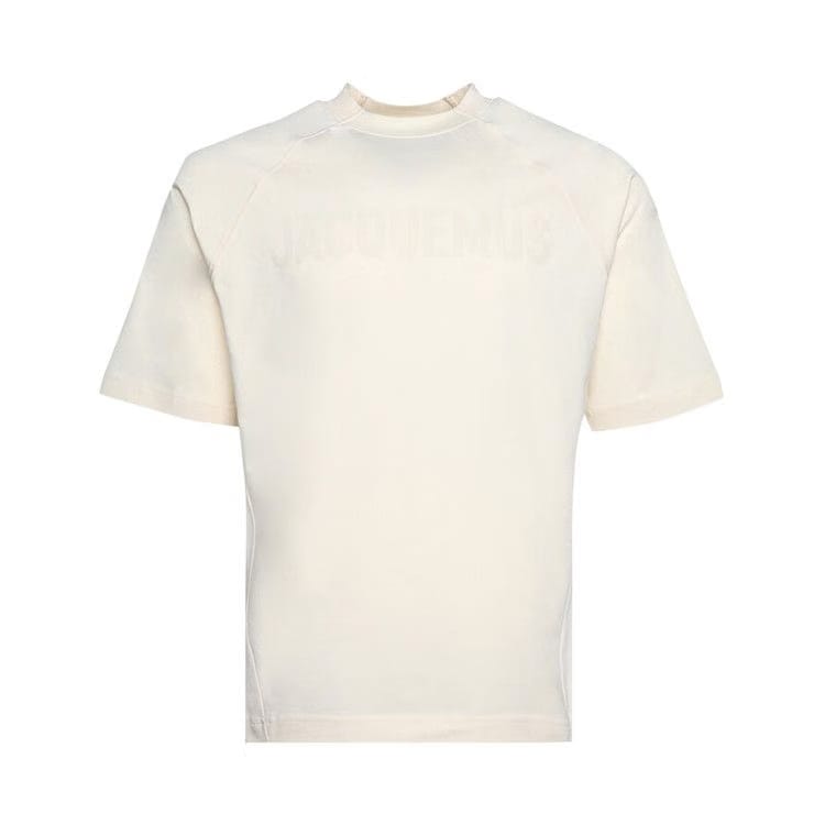 Jacquemus Le T-Shirt Typo Light Beige