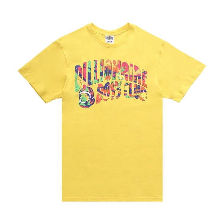 Billionaire Boys Club Space Beach Shorts-Sleeve T-Shirt Lemon Zest