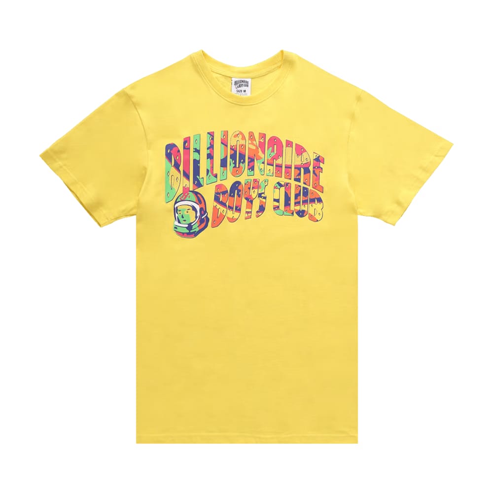 Billionaire Boys Club Space Beach Shorts-Sleeve T-Shirt Lemon Zest