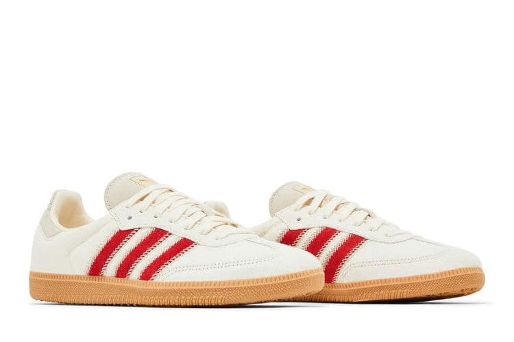 Adidas Wmns Samba OG 'Pony Hair Pack - Wonder Beige Better Scarlet'