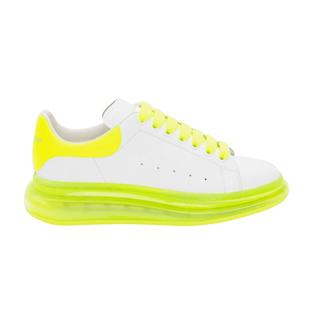 Alexander McQueen Oversized Sneaker White Flourescent Yellow