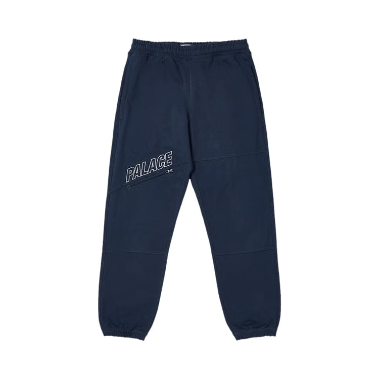 Palace Slant Zip Joggers Blue