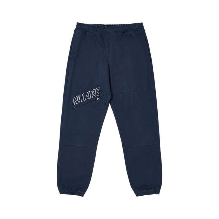 Palace Slant Zip Joggers Blue