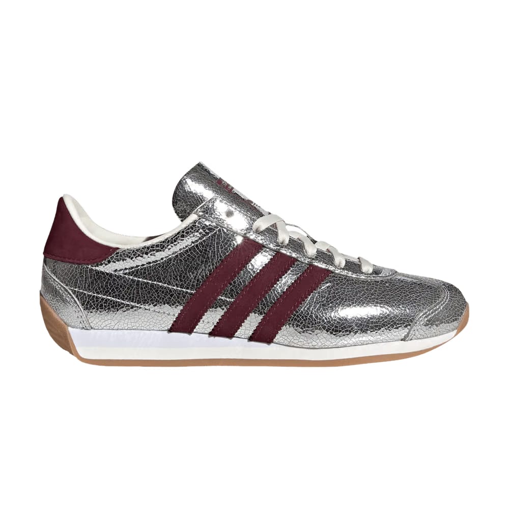 Adidas Wmns Country OG 'Silver Metallic Maroon'