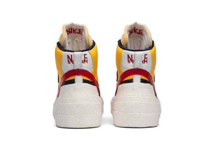 Nike Sacai x Blazer Mid Maize Navy