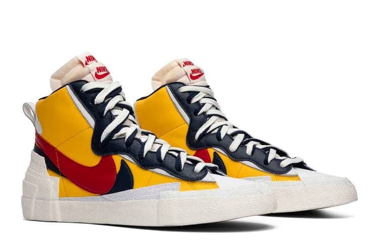 Nike Sacai x Blazer Mid Maize Navy