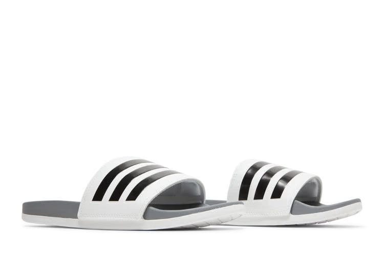 Adidas Adilette Comfort Slide White Grey
