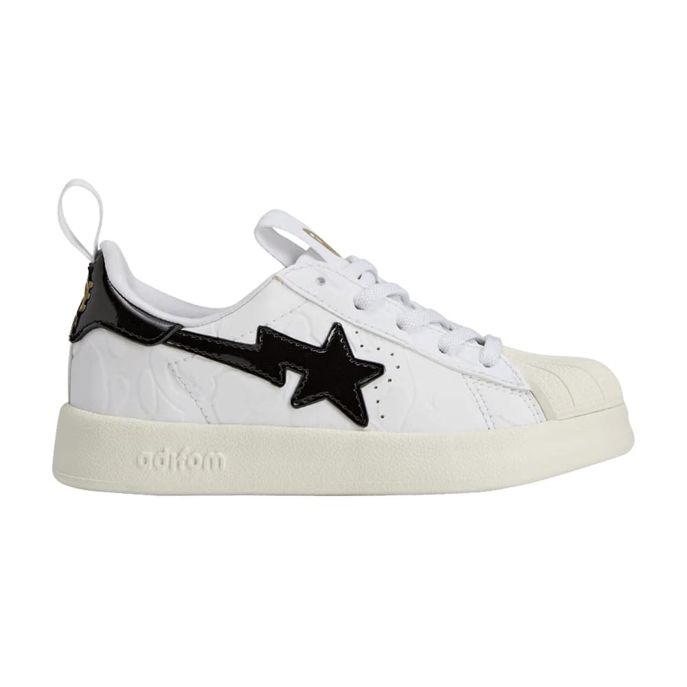 BAPE x adidas Superstar 360 K White Black