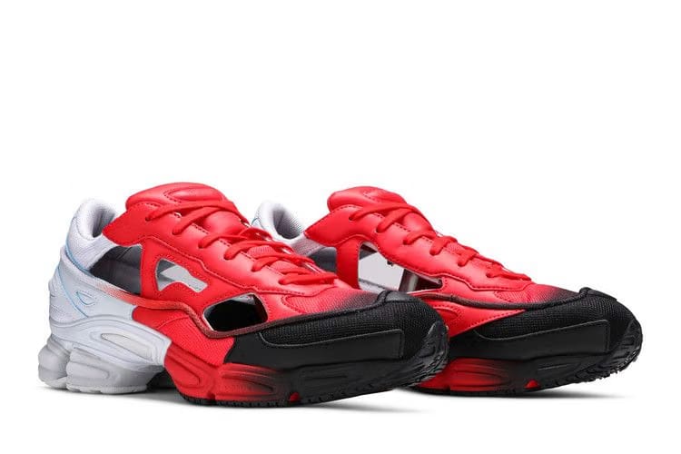 Raf Simons x adidas Ozweego Replicant Red Halo Blue