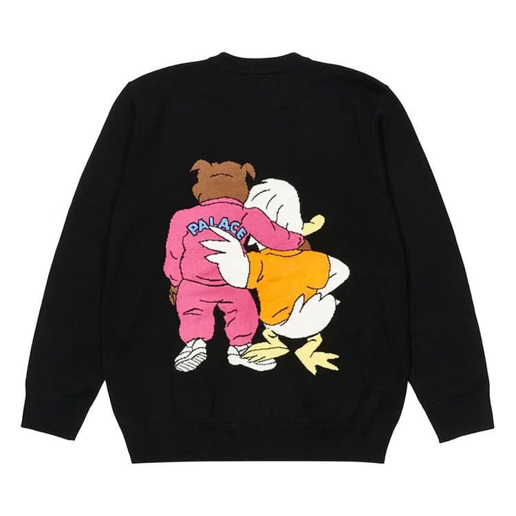 Palace Dog And Duck Knit Black