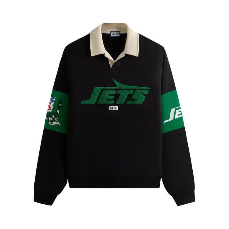 Kith & '47 for the NFL: Jets Nelson Collared Pullover Black