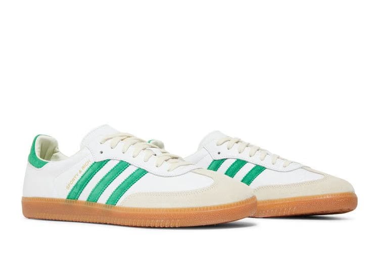 Sporty & Rich x adidas Samba OG White Green